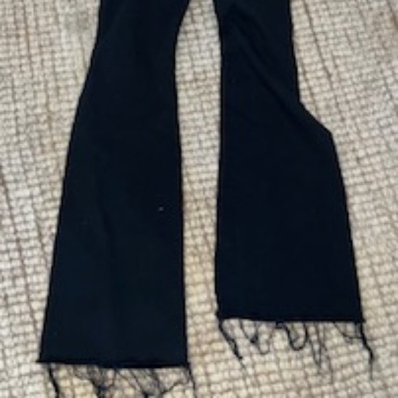 J Brand Maria Flare Bashed Black Jeans - Picture 2 of 5